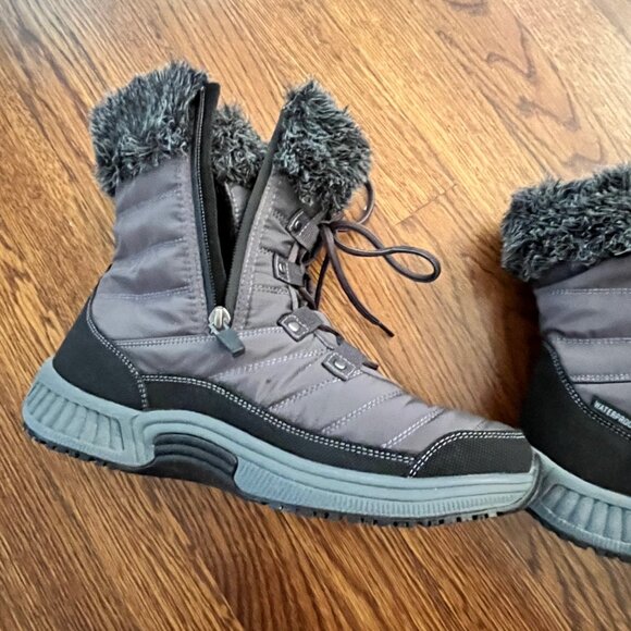 Waterproof Boots - Orthofeet Alps - Sz 9 - Worn Once - Note: No insoles - Picture 12 of 15